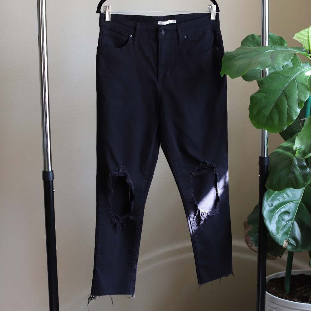 Levi's 721 Cropped Skinny Jeans